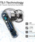 pTron Bassbuds Tango in-Ear TWS Earbuds, TruTalk AI-ENC Calls, Movie Mode, 40Hrs Playtime, Bluetooth 5.1 Headphone with HD Mics, Touch Control, IPX4 Water-Resistant & Type-C Fast Charging (Bold Blue)