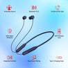pTron Tangent Eon in Ear Bluetooth 5.3 Wireless Headphones, 45H Playtime, HD Mic & Trutalk AI-ENC Calls, Movie/Music Modes, Dual Device Pairing & Type-C Fast Charging & IPX5 (Dark Blue)