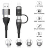 pTron Pace 4 in 1 USB Cable 1M (Black)