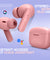 pTron Bassbuds Joy in-Ear Wireless Earbuds, Immersive Sound, 32Hrs Playtime, Clear Calls TWS Earbuds, Bluetooth V5.1 Headphone, Type-C Fast Charging, Voice Assist & IPX4 Water Resistant (Pink)