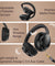 pTron Studio Evo 70hrs Playtime Wireless Over Ear Headphones with HD Mic, Low-Latency Game/Movie/Music Modes, Punchy Bass, BT5.3, Dual Device Pairing, Voice Assistant & Type-C Fast Charging (Black)