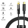 pTron Pace 30W Type-C to iOS Cable 1M (Black)