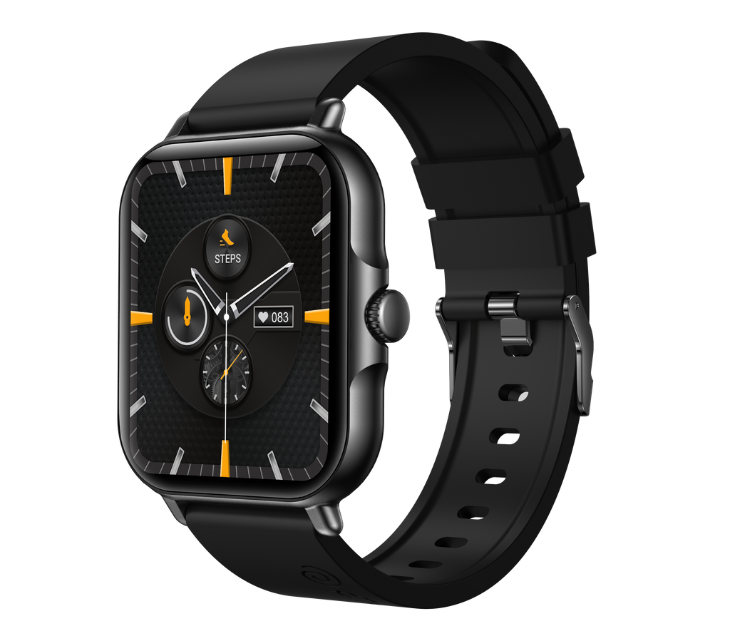 pTron Reflect Callz Smartwatch with Bluetooth Calling, 4.6 cm Full Tou ...