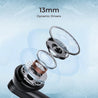 pTron Bassbuds Joy in-Ear Wireless Earbuds, Immersive Sound, 32Hrs Playtime, Clear Calls TWS Earbuds, Bluetooth V5.1 Headphone, Type-C Fast Charging, Voice Assist & IPX4 Water Resistant (Black)