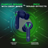 pTron Bassbuds Jade Truly Wireless Earbuds, 40ms Gaming Low Latency TWS, Stereo Calls, 40Hrs Playtime, Punchy Bass, in-Ear Bluetooth Headphones, Fast Type-C Charging & IPX4 Waterproof (Blue)