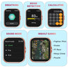 pTron Force X12N Bluetooth Calling Smartwatch, 1.85" Full Touch Display, Heart Rate Check, Watch Faces, Voice Assistance, Inbuilt Games, 5 Days Battery & IP68 Waterproof (Black & Gold)
