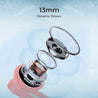 pTron Bassbuds Joy in-Ear Wireless Earbuds, Immersive Sound, 32Hrs Playtime, Clear Calls TWS Earbuds, Bluetooth V5.1 Headphone, Type-C Fast Charging, Voice Assist & IPX4 Water Resistant (Flamingo Pink)