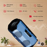 pTron Fusion Rock 16W Portable Bluetooth 5.0 Speaker with Dual Drivers, 6Hrs Playtime, Speaker for Phone/Laptop/Tablets, Aux/TF Card/USB Drive Playback & TWS Function (Blue)