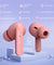 pTron Bassbuds Joy in-Ear Wireless Earbuds, Immersive Sound, 32Hrs Playtime, Clear Calls TWS Earbuds, Bluetooth V5.1 Headphone, Type-C Fast Charging, Voice Assist & IPX4 Water Resistant (Pink)