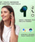 pTron Basspods Buds Plus AI-ENC TWS Earbuds (Green)