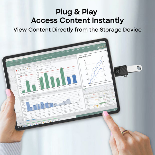 pTron Nexo USB 3.0 to Type C OTG Adaptor, 5Gbps High Speed Data Transfer, Compatible for All Type C Devices, Smartphones/Laptops/Tablets/Chargers, Sleek & Compact Design & Metal Alloy Build (Black)