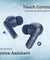 pTron Bassbuds Joy in-Ear Wireless Earbuds, Immersive Sound, 32Hrs Playtime, Clear Calls TWS Earbuds, Bluetooth V5.1 Headphone, Type-C Fast Charging, Voice Assist & IPX4 Water Resistant (Blue)