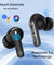 pTron Bassbuds Fury in-Ear TWS Earbuds with 13mm Drivers, 50Hrs Playtime, AI-ENC Clear Calls, Bluetooth V5.4 Wireless Headphones, Voice Assistant, Type C Charging & IPX5 Water Resistant (Black)