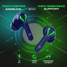 pTron Bassbuds Jade Truly Wireless Earbuds, 40ms Gaming Low Latency TWS, Stereo Calls, 40Hrs Playtime, Punchy Bass, in-Ear Bluetooth Headphones, Fast Type-C Charging & IPX4 Waterproof (Blue)