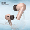 pTron Basspods P81 in-Ear Wireless Earbuds, Pristine Sound, 32Hrs Playtime, Clear Calls TWS Earbuds, Bluetooth V5.1 Headphone, Type-C Fast Charging, Voice Assist & IPX4 Water Resistant (Brown)