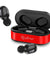 pTron Bassbuds Indie TWS Earbuds with Mic (Red & Black)