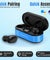 pTron Bassbuds Indie TWS Earbuds with Mic (Blue & Black)
