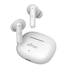 pTron Bassbuds Joy TWS Earbuds (White)