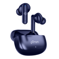 pTron Bassbuds Joy TWS Earbuds (Blue)