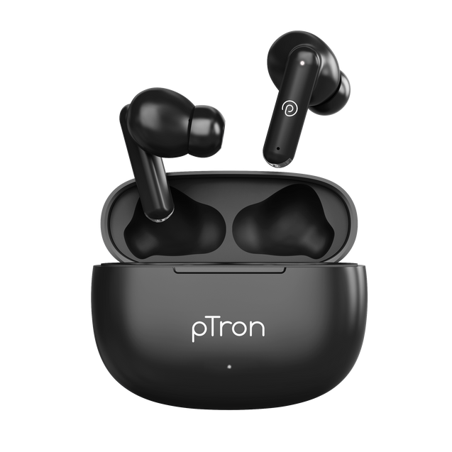 pTron Bassbuds Joy TWS Earbuds (Black)