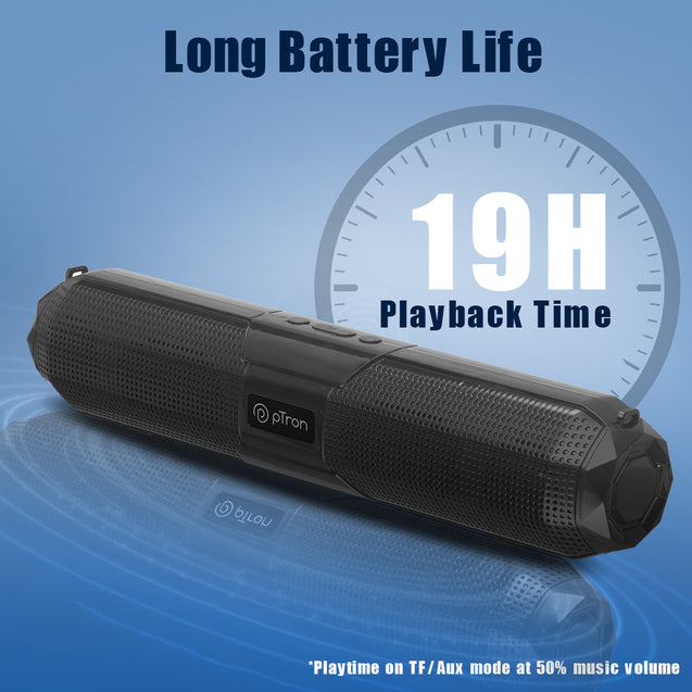 pTron Funk Wave BT Speaker (Black)