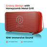 pTron Musicbot Groove Bluetooth Speaker (Red)