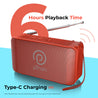 pTron Musicbot Groove Bluetooth Speaker (Red)
