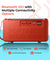 pTron Musicbot Groove Bluetooth Speaker (Red)