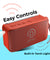 pTron Musicbot Groove Bluetooth Speaker (Red)