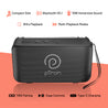 pTron Musicbot Groove Mini Bluetooth Speaker, 10W Immersive Sound, 6H Playtime, FM Radio, Multi-Playback Modes-BT5.1/TF Card/Aux-in, Metal Grill & Type-C Charging (Black)