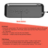 pTron Musicbot Groove Mini Bluetooth Speaker, 10W Immersive Sound, 6H Playtime, FM Radio, Multi-Playback Modes-BT5.1/TF Card/Aux-in, Metal Grill & Type-C Charging (Black)