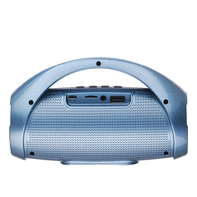 pTron Fusion Go 10W Portable Bluetooth Speaker with 6Hrs Playtime, Immersive Sound, Auto-TWS Function, Supports BT/USB/SD Card/AUX/FM Radio Playback & Lightweight (Blue)