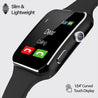 pTron Rhythm Smartwatch, 1.54” Curved Color Screen, Touch Display, 0.8MP Camera, SIM & TF Card Support, Lightweight Smart Watch with Pedometer, Sleep Monitor, Sedentary Remind & Notifications (Black)