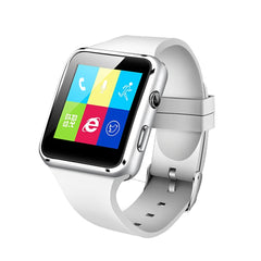 pTron Rhythm Smartwatch, 1.54” Curved Color Screen, Touch Display, 0.8MP Camera, SIM & TF Card Support, Lightweight Smart Watch with Pedometer, Sleep Monitor, Sedentary Remind & Notifications (White)
