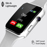 pTron Rhythm Smartwatch, 1.54” Curved Color Screen, Touch Display, 0.8MP Camera, SIM & TF Card Support, Lightweight Smart Watch with Pedometer, Sleep Monitor, Sedentary Remind & Notifications (White)