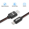 pTron Indigo Type-C USB Cable, 2.1A Fast Charging Denim Cable & 1-Meter Long USB Cable - (Black)