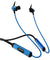 pTron Bluetooth Wireless in Ear Earphones with Mic, 18Hrs Playback, Type-C Fast Charging, Bluetooth 5.0, Deep Bass, Tangent Plus V2, Snug-Fit, Voice Assistance, with mic (Black & Blue)