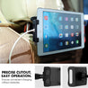 pTron Mount ST4B Universal 360° Rotating Car Back Seat Headrest Mobile & Tablet Mount Holder, Compatible with 4.7-11" Width Devices, Firm Grip on Device & Easy Install (Black)