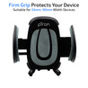 pTron Mount ST2W Universal Phone Holder Stand with 360° Rotating Handlebar, Secure & Sturdy, Anti-Shake & Stable Cradle Clamp, Easy Install for Maps & GPS Navigation (Black)