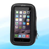 pTron Shock & Dustproof Handlebar Mount ST2B Waterproof Zip Pouch Mobile Phone Holder Case with Touch Screen, 360° Rotation for Bike/Cycle (Black)
