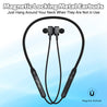 pTron Tangent Duo with 15Hrs Playback, Bluetooth 5.0 Wireless Headphones with Deep Bass, Hi-Fi Stereo Sound, IPX4 Water Resistance, Snug-fit, Voice Assistance, HD Mic & Music & Call Controls (Black)