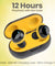 pTron Bassbuds Evo Bluetooth Truly Wireless in Ear Earbuds with mic (Black & Yellow)