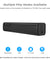 pTron Fusion Evo 10W BT Soundbar (Black)