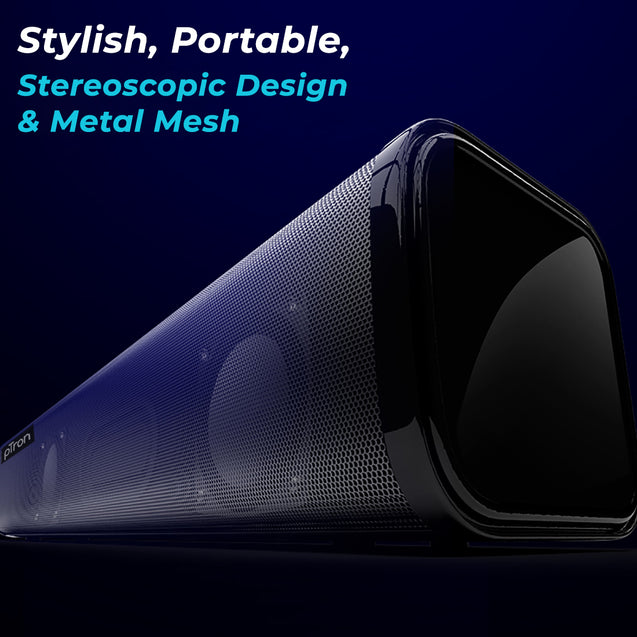 pTron Fusion Evo 10W BT Soundbar (Black)