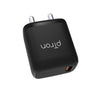 pTron Volta FC11 QC3.0 18W USB Smart Charger, Compatible with VOOC Dash & WARP, BIS Certified, Auto-detect Technology, Made in India Fast Charging Power Adaptor Without Cable (Black)