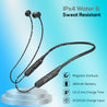 pTron InTunes Elite Bluetooth 5.0 Wireless Headphones with 14Hrs Playtime, Deep Bass, Snug-Fit Wireless Neckband, HD Mic, Passive Noise Cancellation, IPX4 Water Resistant & Voice Assistance (Black)