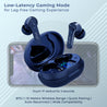 pTron Basspods P481 Pro Active Noise Cancellation (ANC) Wireless Earphones, Gaming Mode, Transparency Mode, Deep Bass, Touch Control TWS, BT5.1, Type C Fast Charging & IPX4 Water-Resistant (Blue)