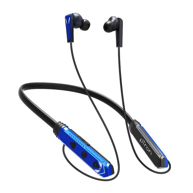 pTron Tangent Jade BT Neckband - Black & Blue