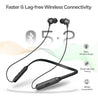 pTron Tangent Duo Bluetooth 5.2 Wireless in-Ear Earphones with Mic,Magnetic Earbuds (Black)
