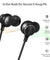 pTron Tangent Duo Bluetooth 5.2 Wireless in-Ear Earphones with Mic,Magnetic Earbuds (Black)